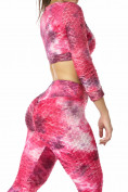 Купить Костюм для фитнеса женский розового цвета 2007R, фото 10