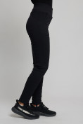 Купить Cтрейчевые брюки утепленные женские черного цвета 2033Ch, фото 2