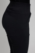 Купить Cтрейчевые брюки утепленные женские черного цвета 2033Ch, фото 8