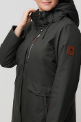 Купить Горнолыжная куртка MTFORCE bigsize болотного цвета 2047Bt, фото 8