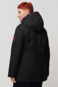 Купить Горнолыжная куртка MTFORCE bigsize черного цвета 2047Ch, фото 5