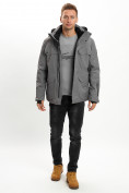 Купить Горнолыжная куртка мужская MTFORCE серого цвета 2088Sr, фото 15