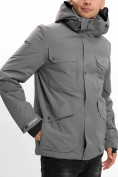 Купить Горнолыжная куртка мужская MTFORCE серого цвета 2088Sr, фото 6