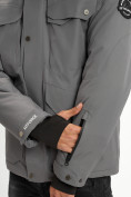 Купить Горнолыжная куртка мужская MTFORCE серого цвета 2088Sr, фото 4