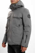 Купить Горнолыжная куртка мужская MTFORCE серого цвета 2088Sr, фото 8