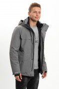 Купить Горнолыжная куртка мужская MTFORCE серого цвета 2088Sr, фото 7