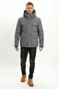 Купить Горнолыжная куртка мужская MTFORCE серого цвета 2088Sr, фото 9