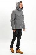 Купить Горнолыжная куртка мужская MTFORCE серого цвета 2088Sr, фото 13