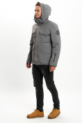 Купить Горнолыжная куртка мужская MTFORCE серого цвета 2088Sr, фото 14