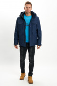 Купить Горнолыжная куртка мужская MTFORCE темно-синего цвета 2088TS, фото 2