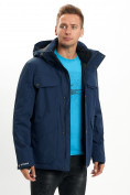 Купить Горнолыжная куртка мужская MTFORCE темно-синего цвета 2088TS, фото 3