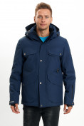 Купить Горнолыжная куртка мужская MTFORCE темно-синего цвета 2088TS, фото 4
