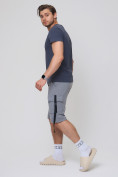 Купить Летние шорты трикотажные мужские серого цвета 21005Sr, фото 5