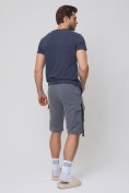 Купить Летние шорты трикотажные мужские темно-серого цвета 21005TC, фото 7