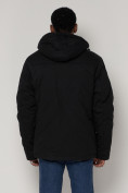 Купить Куртка зимняя мужская классическая стеганная черного цвета 2107Ch, фото 10