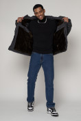 Купить Куртка зимняя мужская классическая стеганная серого цвета 2107Sr, фото 14