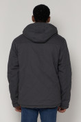 Купить Куртка зимняя мужская классическая стеганная серого цвета 2107Sr, фото 9