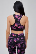Купить Спортивный костюм для фитнеса женский темно-фиолетового цвета 21102TF, фото 11