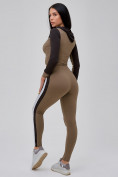 Купить Спортивный костюм для фитнеса женский цвета хаки 21111Kh, фото 33