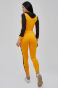 Купить Спортивный костюм для фитнеса женский желтого цвета 21111J, фото 8