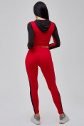 Купить Спортивный костюм для фитнеса женский красного цвета 21111Kr, фото 4