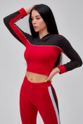 Купить Спортивный костюм для фитнеса женский красного цвета 21111Kr, фото 9