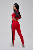 Купить Спортивный костюм для фитнеса женский красного цвета 21111Kr, фото 15