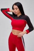 Купить Спортивный костюм для фитнеса женский красного цвета 21111Kr, фото 25