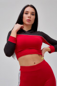 Купить Спортивный костюм для фитнеса женский красного цвета 21111Kr, фото 26