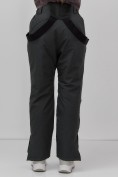 Купить Брюки горнолыжные женские утепленные черного цвета 2111Ch, фото 4