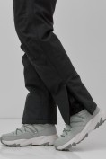 Купить Брюки горнолыжные женские утепленные черного цвета 2111Ch, фото 6