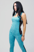 Купить Спортивный костюм для фитнеса женский голубого цвета 21130Gl, фото 10