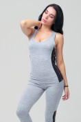 Купить Спортивный костюм для фитнеса женский серого цвета 21130Sr, фото 7