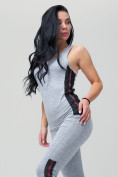 Купить Спортивный костюм для фитнеса женский серого цвета 21130Sr, фото 9