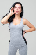 Купить Спортивный костюм для фитнеса женский серого цвета 21130Sr, фото 11