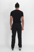 Купить Утепленные спортивные брюки мужские черного цвета 21132Ch, фото 6