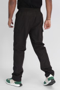 Купить Утепленные спортивные брюки мужские темно-серого цвета 21132TC, фото 10