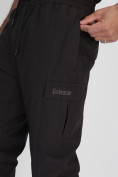 Купить Утепленные спортивные брюки мужские темно-серого цвета 21132TC, фото 12