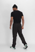 Купить Утепленные спортивные брюки мужские темно-серого цвета 21132TC, фото 5