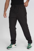 Купить Утепленные спортивные брюки мужские темно-серого цвета 21132TC, фото 7