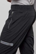 Купить Брюки утепленный мужской зимние спортивные черного цвета 21133Ch, фото 12