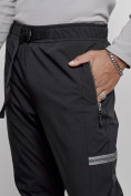 Купить Брюки утепленный мужской зимние спортивные черного цвета 21133Ch, фото 9
