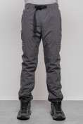 Купить Брюки утепленный мужской зимние спортивные серого цвета 21133Sr, фото 6