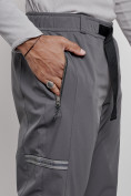 Купить Брюки утепленный мужской зимние спортивные серого цвета 21133Sr, фото 9