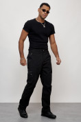 Купить Брюки утепленный мужской зимние спортивные черного цвета 21137Ch, фото 3