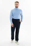 Купить Брюки утепленный мужской зимние спортивные темно-синего цвета 21137TS, фото 12