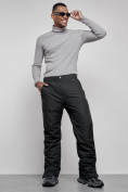 Купить Полукомбинезон утепленный мужской зимний горнолыжный черного цвета 21182Ch, фото 21