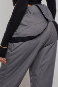 Купить Полукомбинезон утепленный женский большого размера серого цвета 211Sr, фото 10