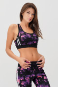 Купить Спортивный костюм для фитнеса женский темно-фиолетового цвета 212903TF, фото 6
