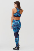 Купить Спортивный костюм для фитнеса женский голубого цвета 212903Gl, фото 2